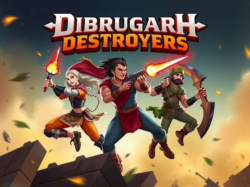 Dibrugarh Destroyers game cover featuring characters in combat